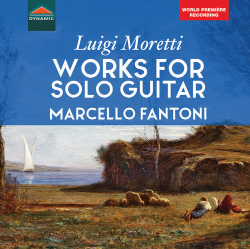 the album cover for Moretti / Fantoni - Works for Solo Guitar