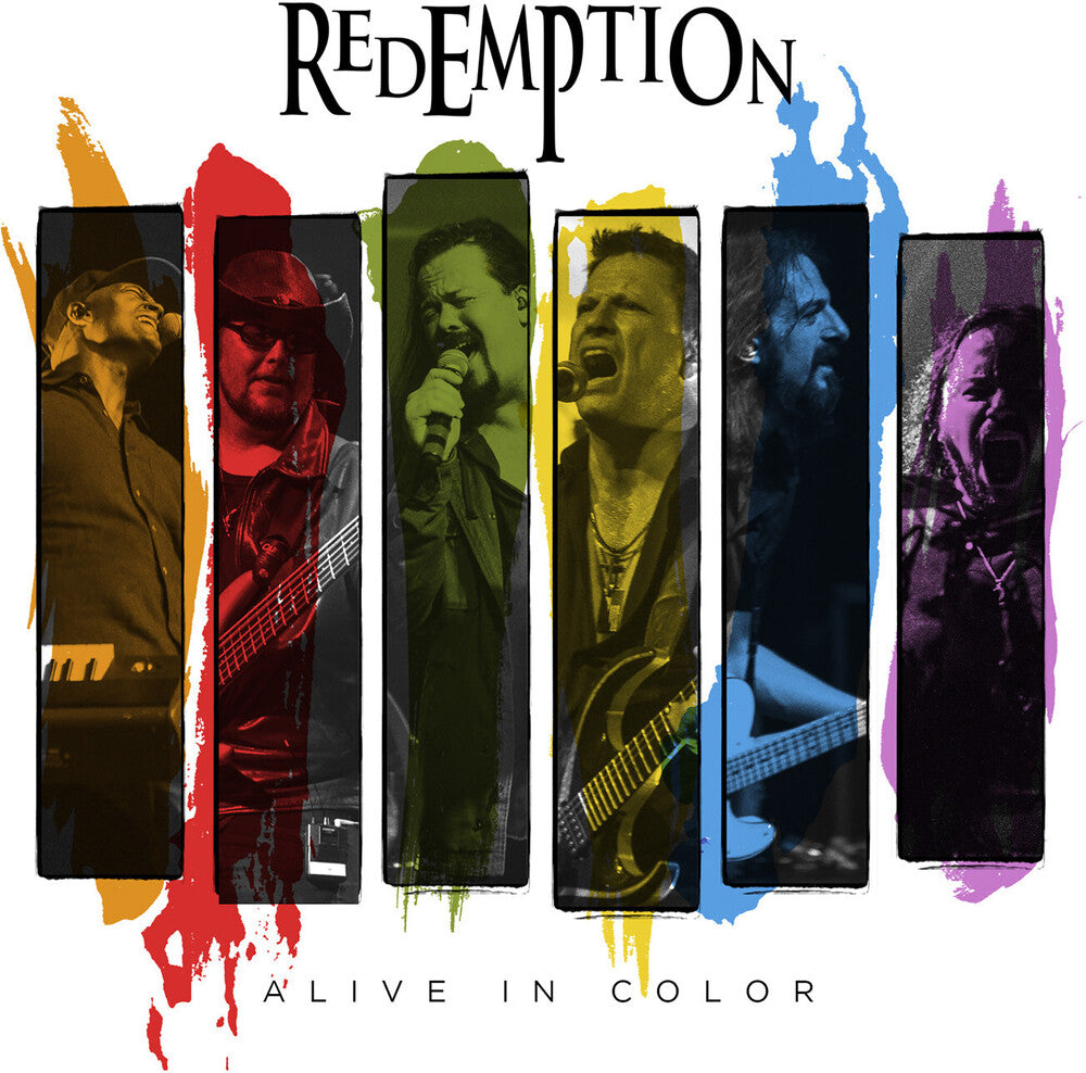 the album cover for Redemption - Alive In Color (2CD+DBluRay)
