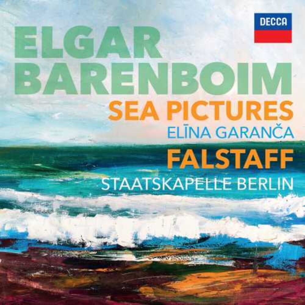 the album cover for Daniel Barenboim - Elgar