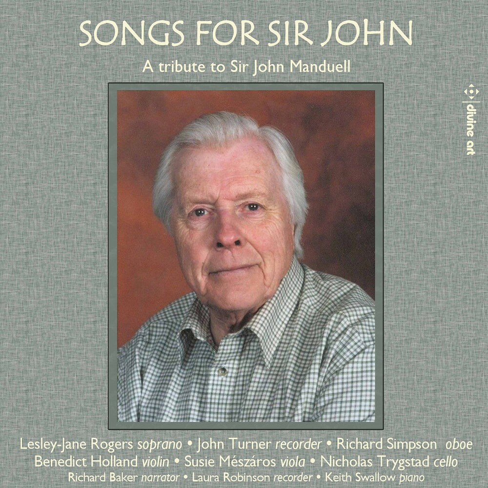 the album cover for Songs For Sir John / Various - Songs for Sir John