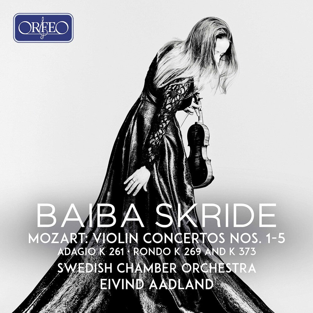 the album cover for Mozart / Skride / Aadland - Violin Concertos 1-5