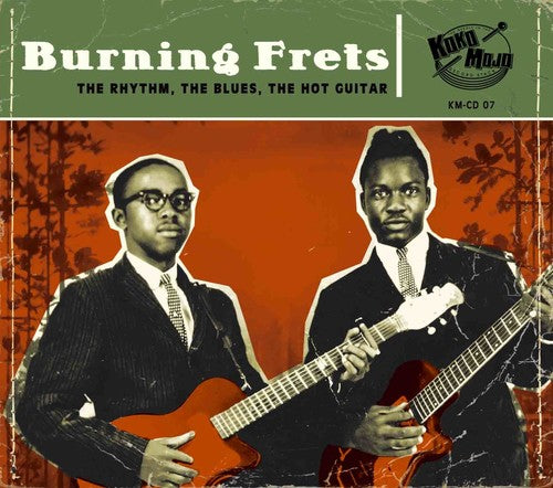 the album cover for Burning Frets / Various - Burning Frets