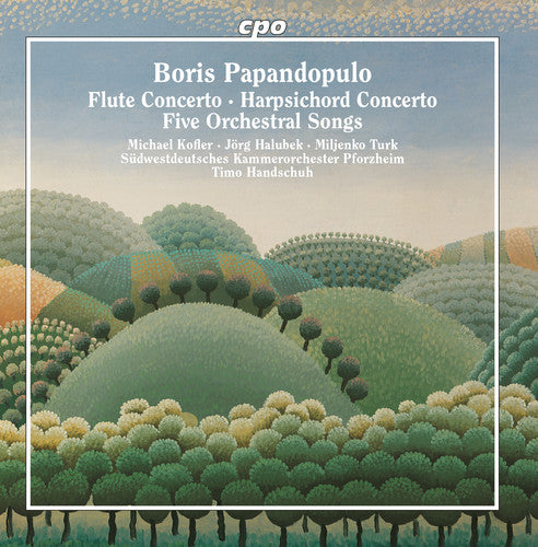 the album cover for Papandopulo / Kofler / Halubek - Flute Concerto / Harpsichord Concerto