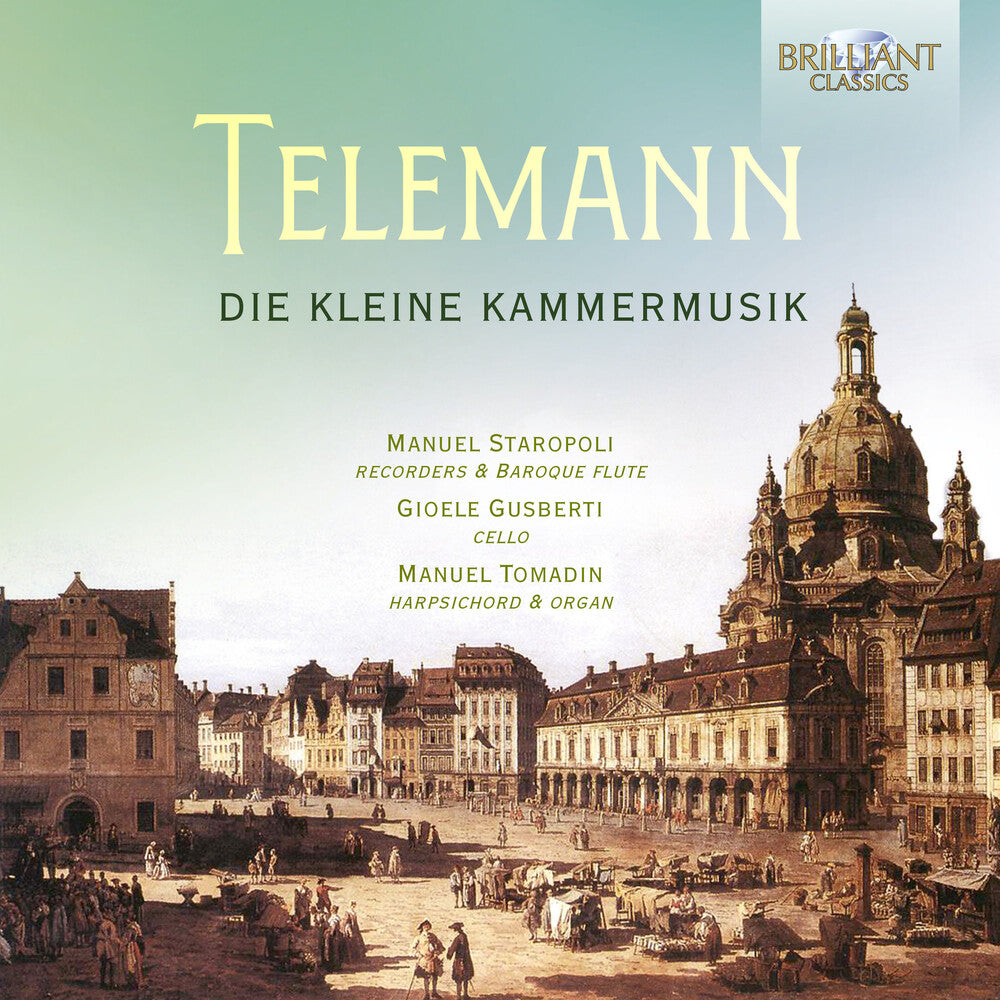 the album cover for Telemann / Tomadin / Gusberti - Die Kleine Kammermusik