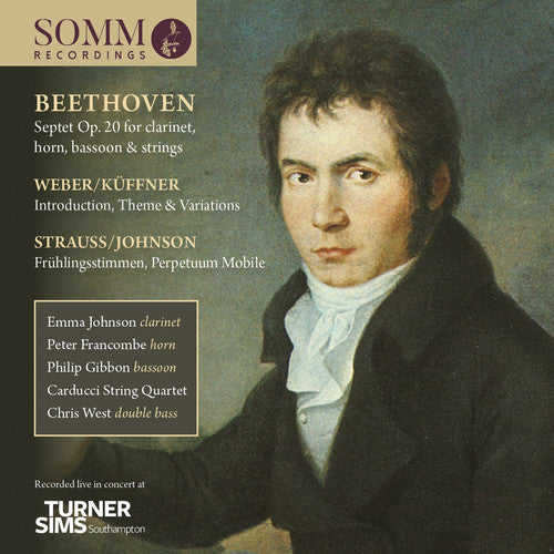 the album cover for Beethoven / Johnson / Denton - Emma Johnson & Friends