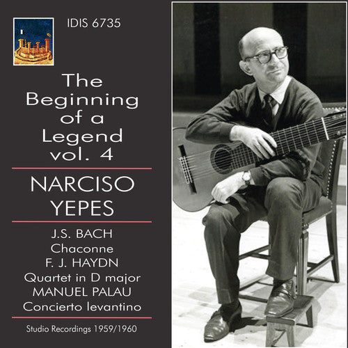 the album cover for J Bach S / Yepes - Beginning of a Legend 4