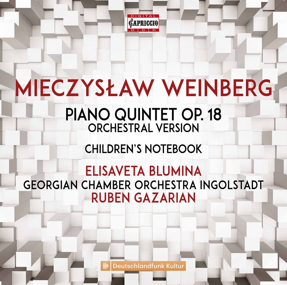 the album cover for Weinberg / Blumina / Gazarian - Piano Quintet 18