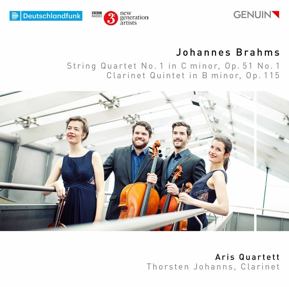 the album cover for Brahms / Aris Quartett / Johanns - String Quartet 1