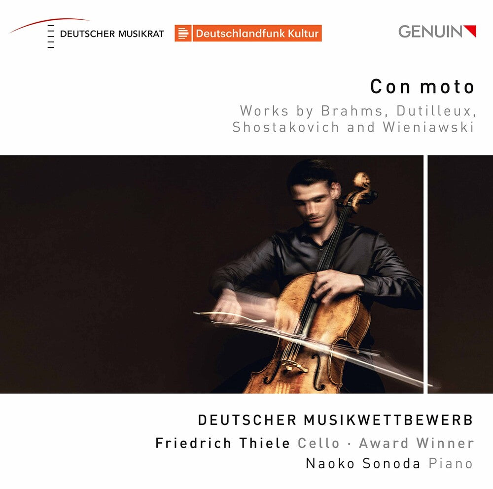 the album cover for Brahms / Thiele / Sonoda - Con Moto