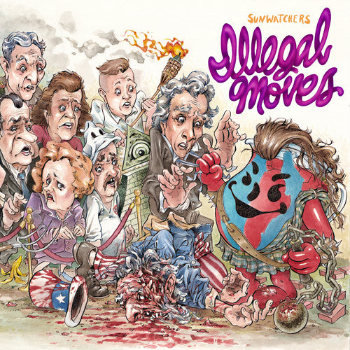 the album cover for Sunwatchers - Illegal Moves