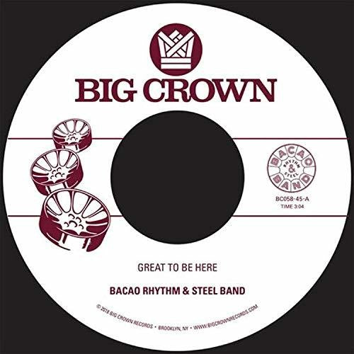 the album cover for Bacao Rhythm & Steel Band - Great To Be Here / All For Tha Cash