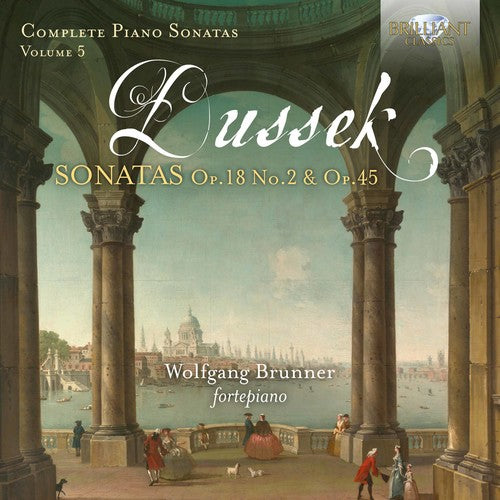 the album cover for Wolfgang Brunner - Complete Piano Sonatas 5