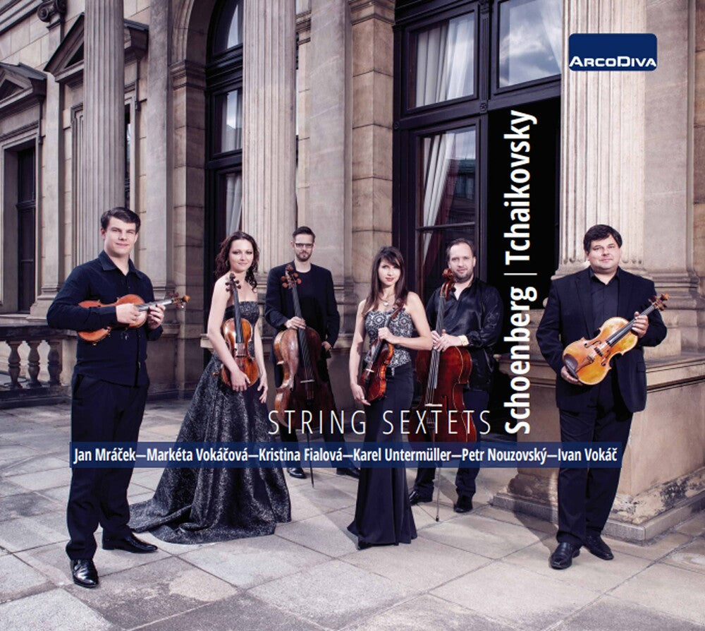 the album cover for Schoenberg / Mracek / Vokac - String Sextets