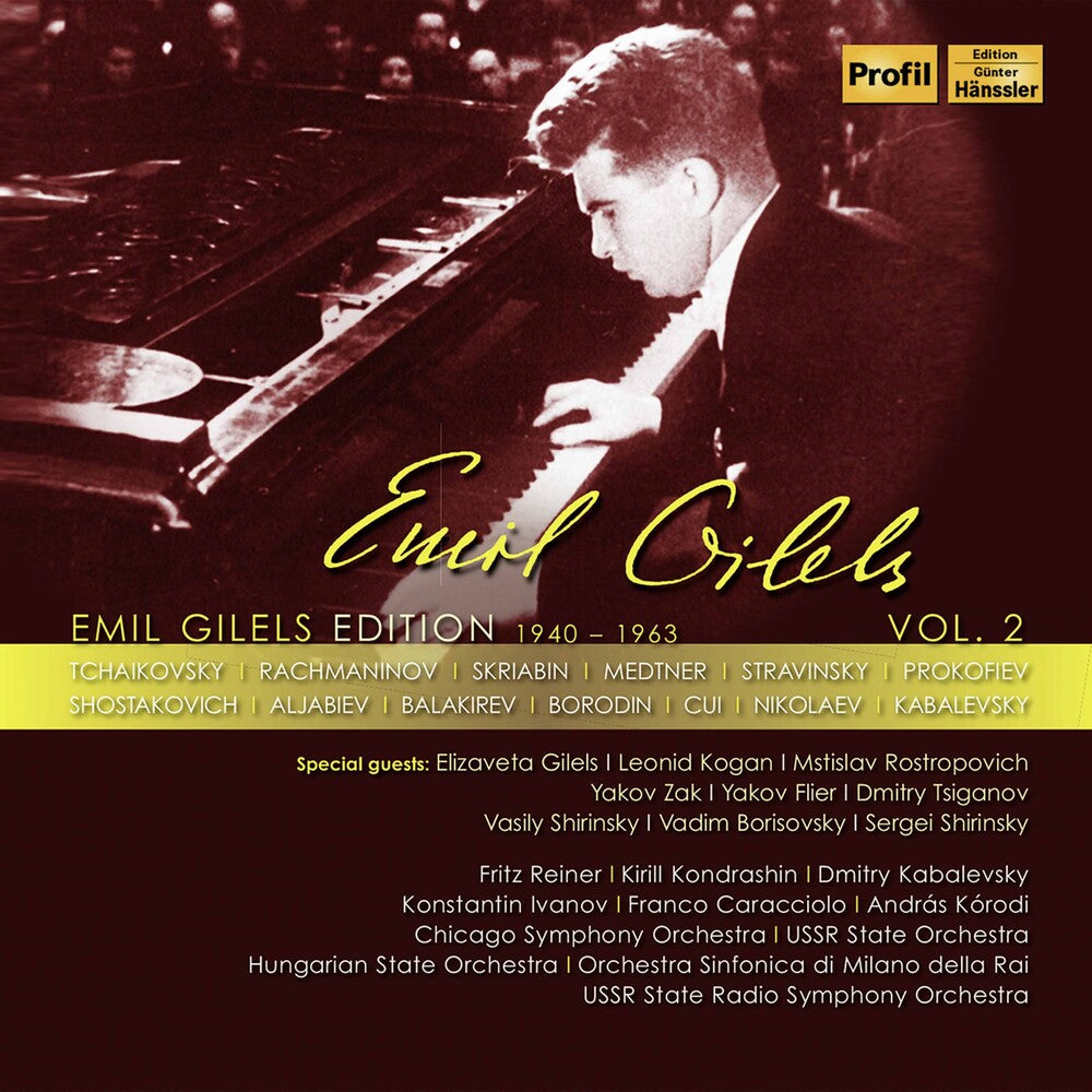the album cover for Emil Gilels Edition 2 / Various Box - Emil Gilels Edition 2