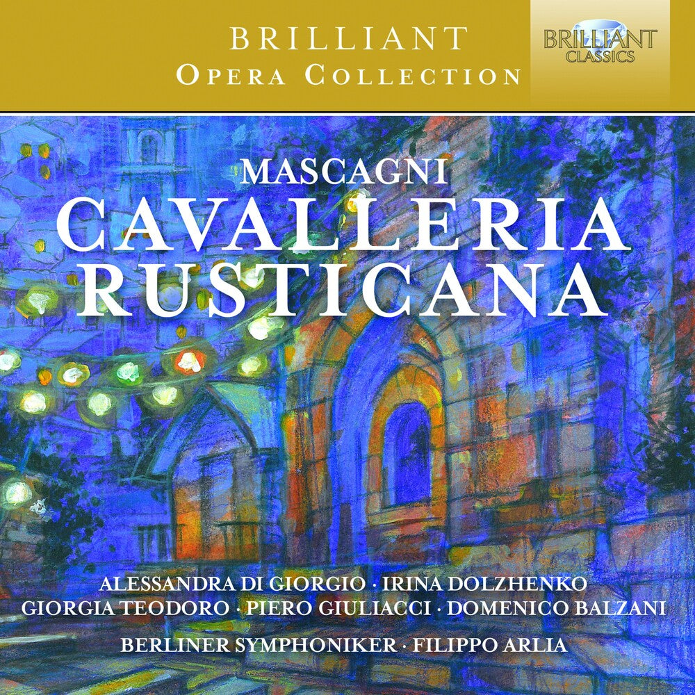 the album cover for Mascagni / Berliner Symphoniker / Arlia - Cavalleria Rusticana