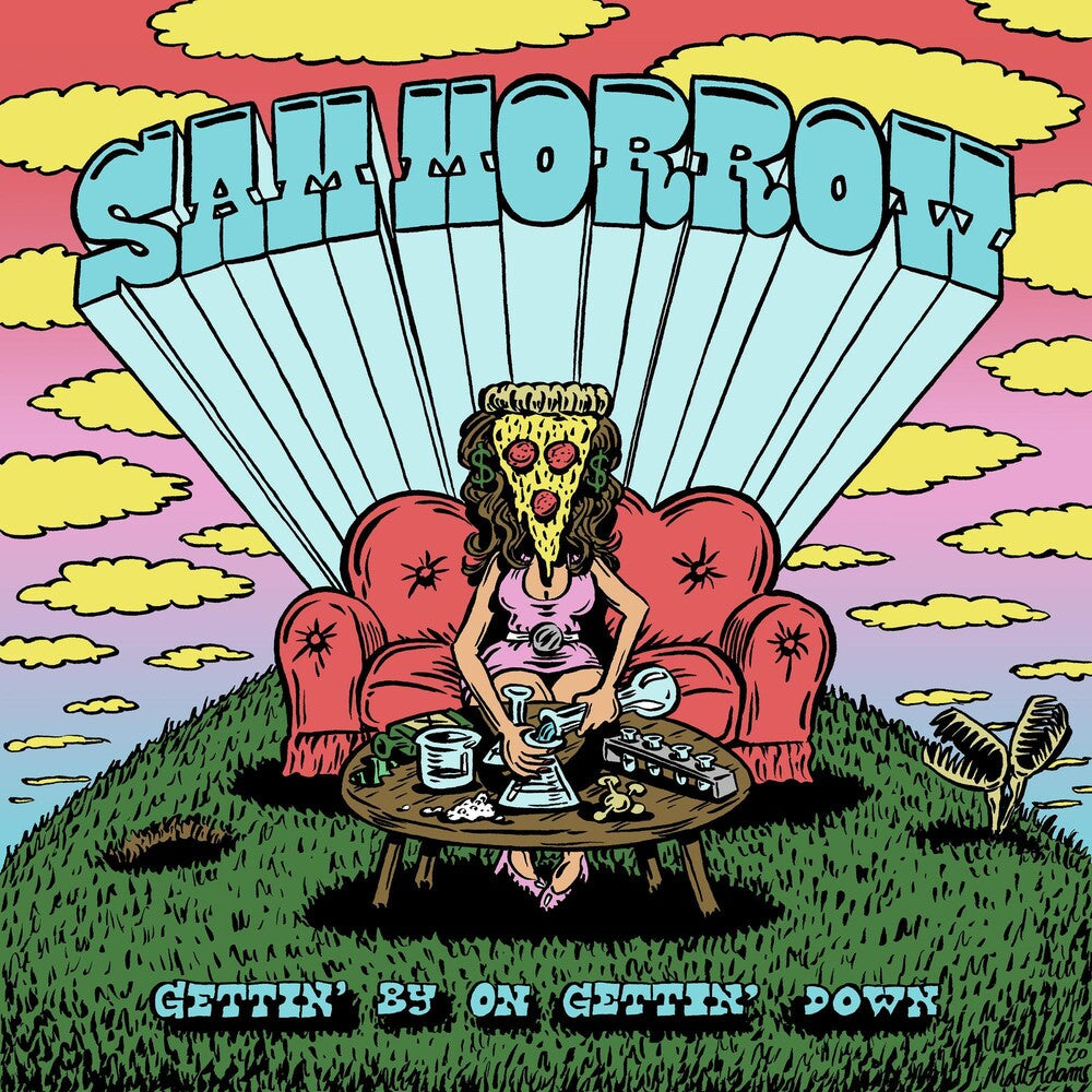the album cover for Sam Morrow - Gettin' By On Gettin' Down