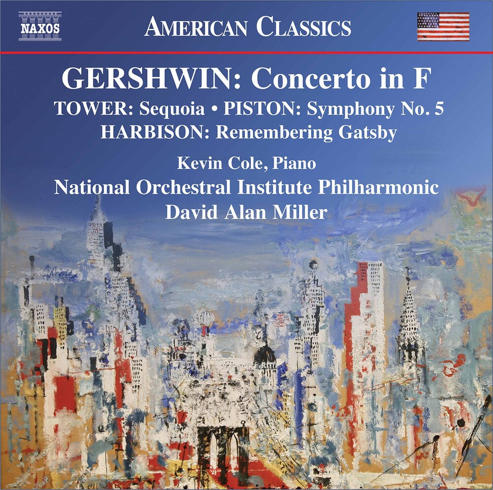the album cover for Gershwin / Cole / Miller - Concerto in F