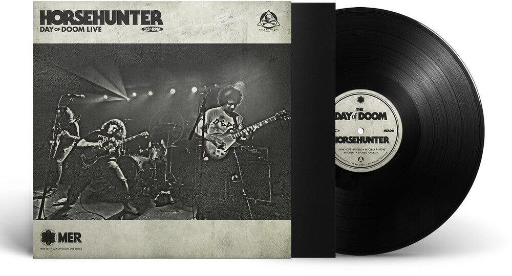 the album cover for Horsehunter - Day Of Doom Live