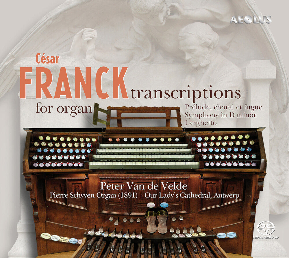the album cover for Franck / Velde - Transcriptions for Organ