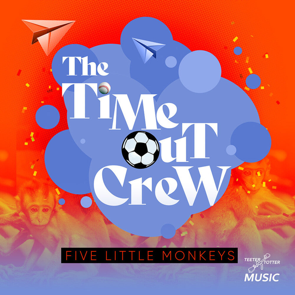 the album cover for Time-Out Crew - Five Little Monkeys