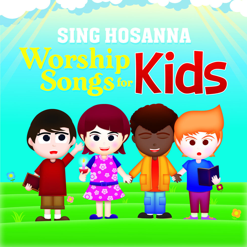 the album cover for Sing Hosanna - Worship Songs For Kids