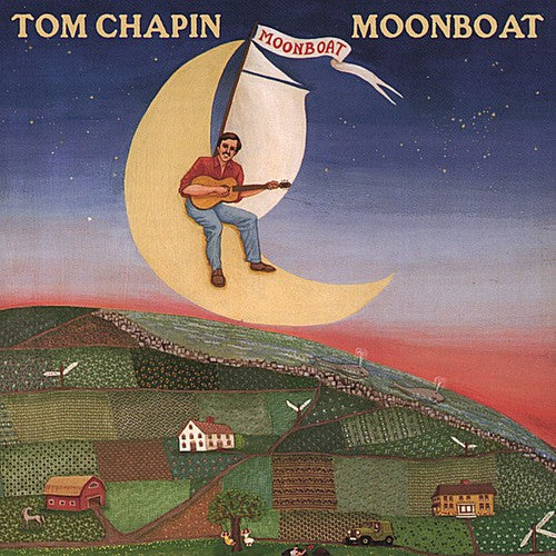the album cover for Tom Chapin - Moonboat