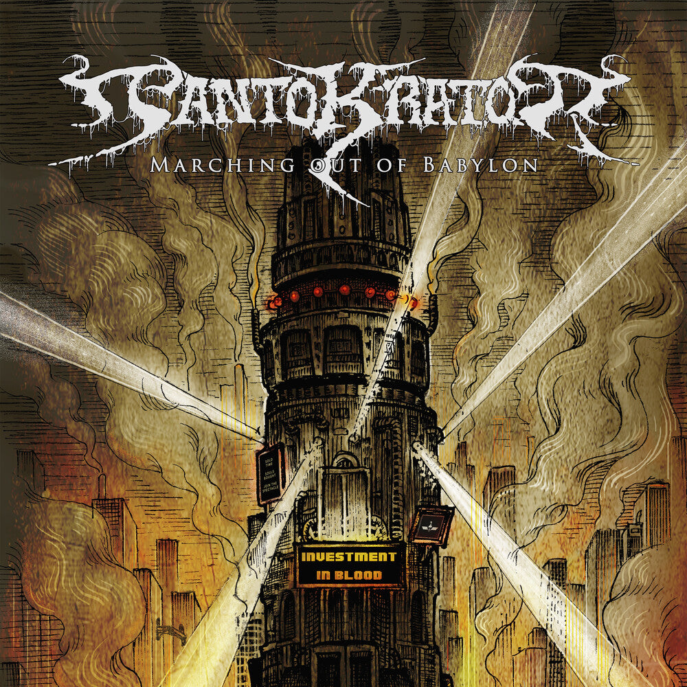 the album cover for Pantokrator - Marching Out of Babylon