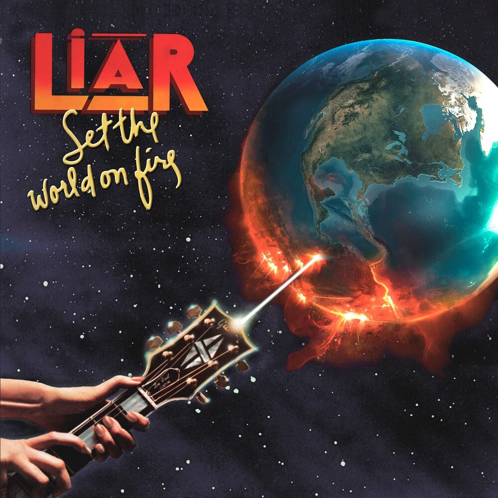 the album cover for Liar - Set The World On Fire