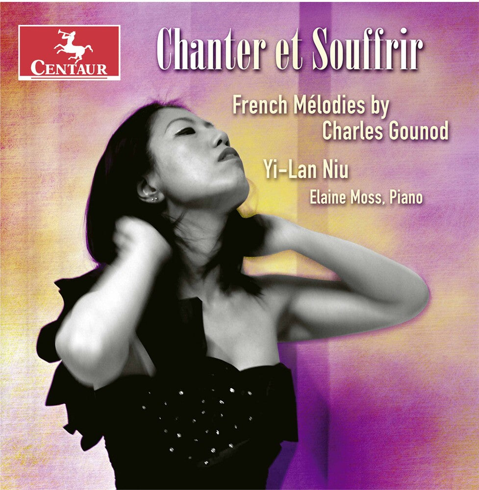 the album cover for Gounod / Niu / Moss - Chanter Et Souffrir