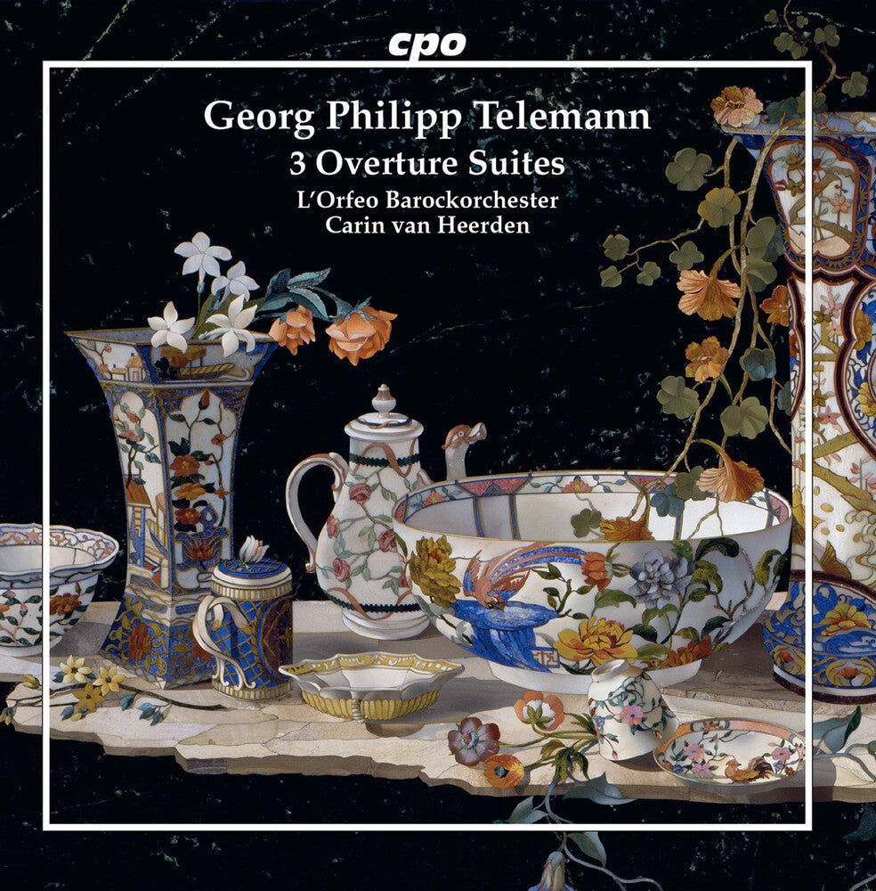 the album cover for Telemann / Lorfeo Barockorchester - 3 Overture Suites