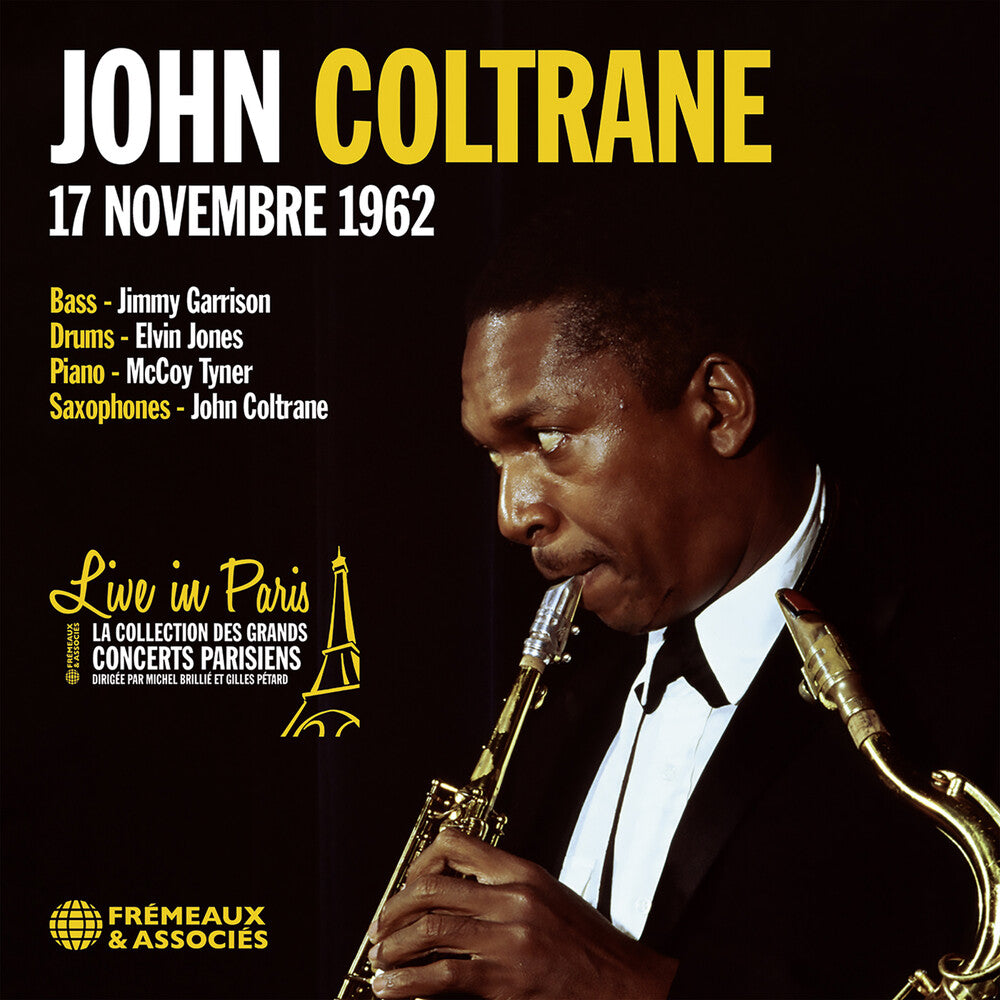 the album cover for John Coltrane - Live in Paris