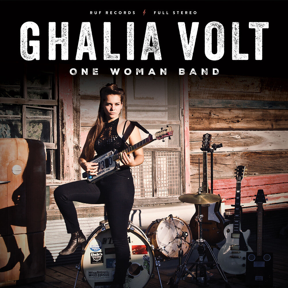 the album cover for Ghalia Volt - One Woman Band