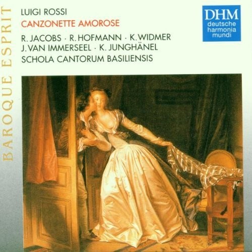 the album cover for Rossi / Schola Cantorum Basiliensis - Cantatas Duets