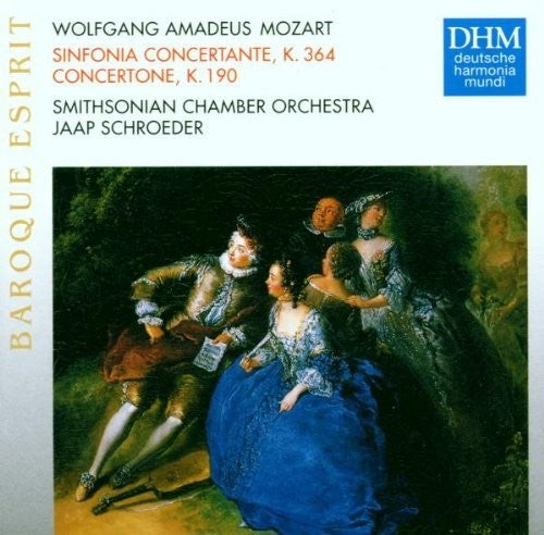 the album cover for Mozart/ Schroder - Sinfonia Concertante