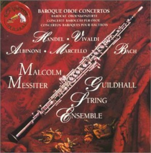 the album cover for Vivaldi / Messiter / Guildhall String Ens - Baroque Oboe Ctos