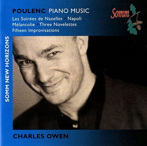 the album cover for Charles Owen / Poulence - Owens Performs Piano Music Of Francis Poulenc