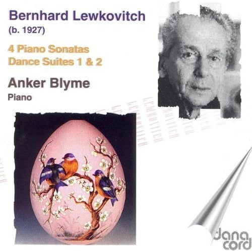 the album cover for Bernhard Lewkovitch / Blyme,Anker - Piano Sonatas
