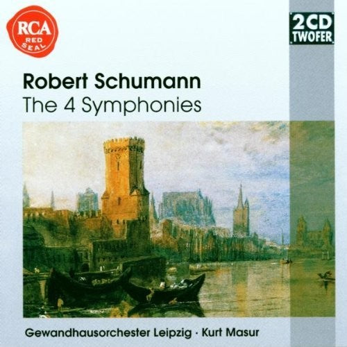the album cover for Schumann / Leipzig Gewandhaus Orch / Masur - 4 Symphonies