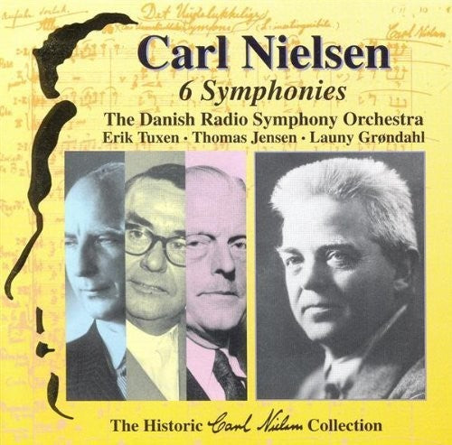 the album cover for Grondahl/Holmboe - V1: Music of Carl Nielsen