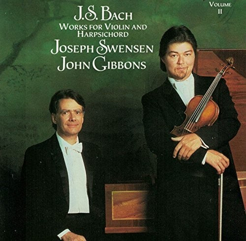 the album cover for Gibbons / Swensen - Works for Violin