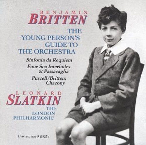 the album cover for Britten / Rpo / London Phil Orch / Slatkin - Young Person's