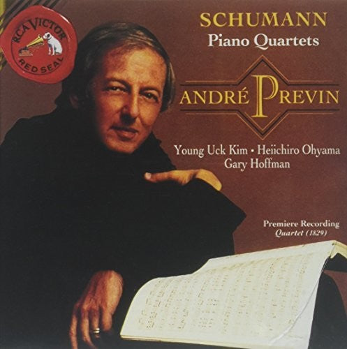 the album cover for Schumann / Uck / Andre Previn - Piano Quartets