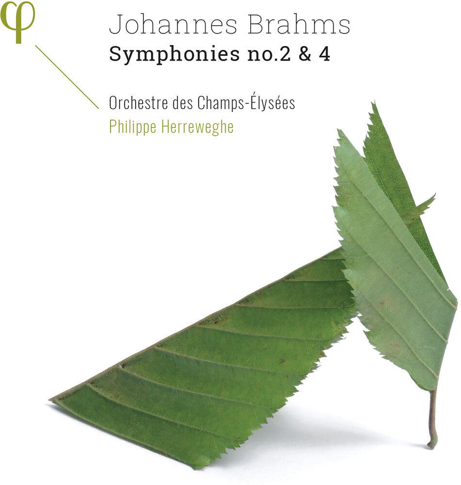 the album cover for Brahms / Philippe Herreweghe / Orchestre Des Champ - Brahms: Symphonies 2 & 4 (Uk)