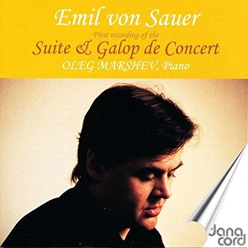 the album cover for Emil Sauer Von / Marshev - Piano Music