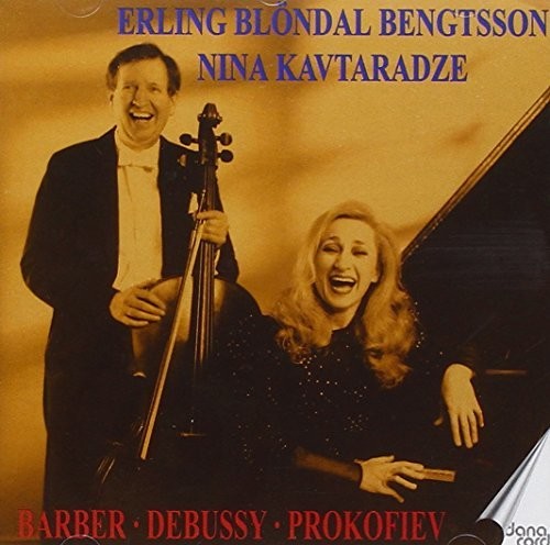 the album cover for Debussy / Barber / Prokofiev / Kavtaradze - Cello Sonatas