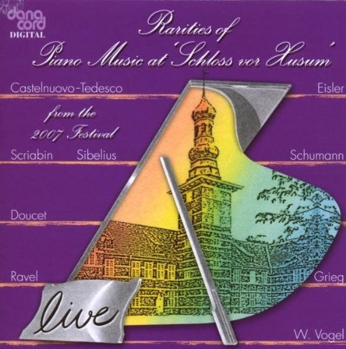 the album cover for Ravel / Grieg / Schumann / Powell / Hassan - Rarities of Piano Music