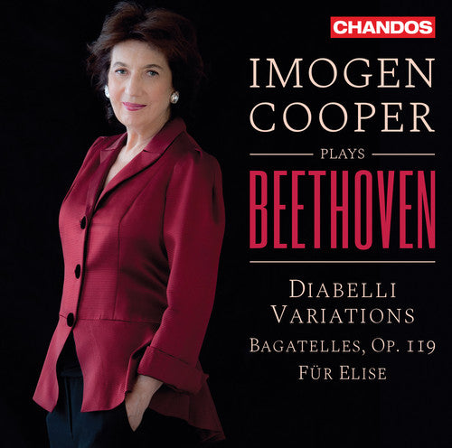 the album cover for Beethoven / Cooper - Imogen Cooper Plays Beethoven