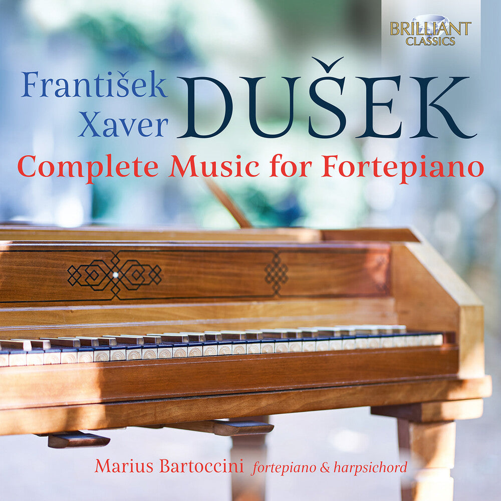 the album cover for Dusek / Bartoccini - Complete Music for Fortepiano