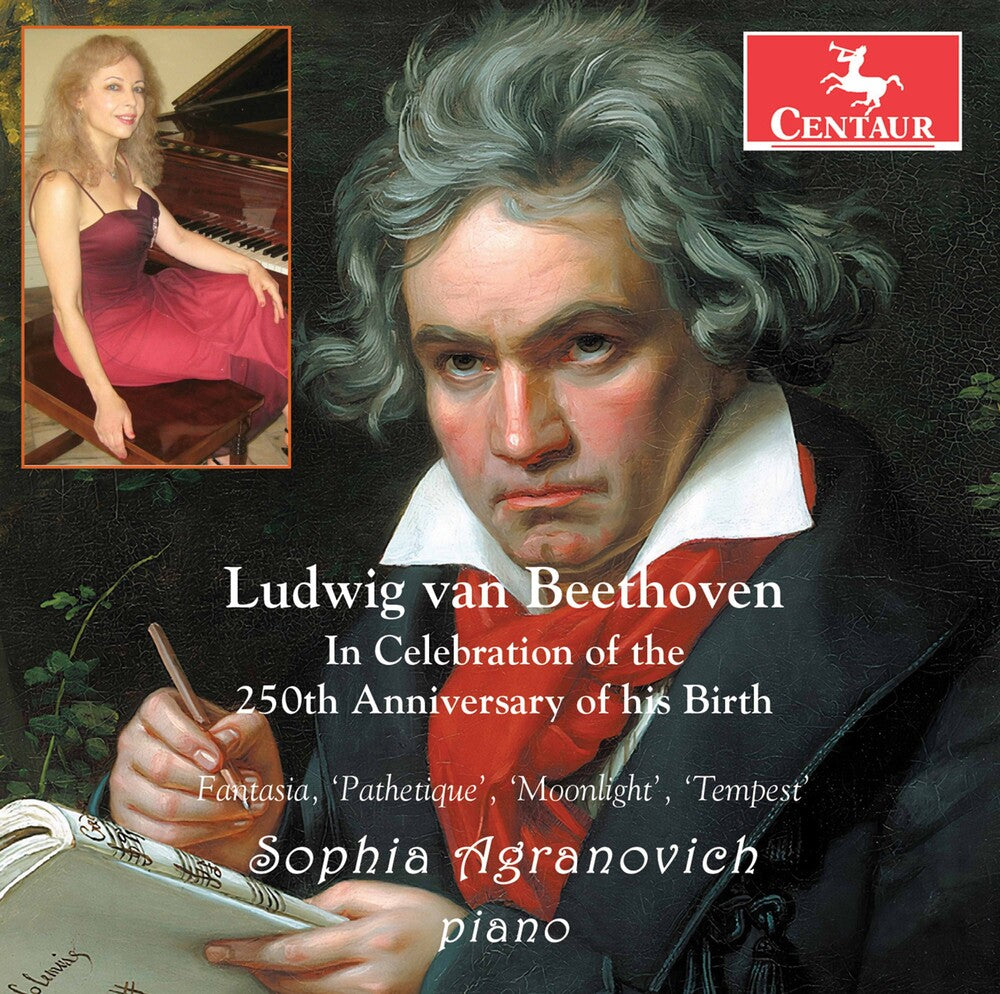 the album cover for Beethoven / Agranovich - Celebration of the 250th