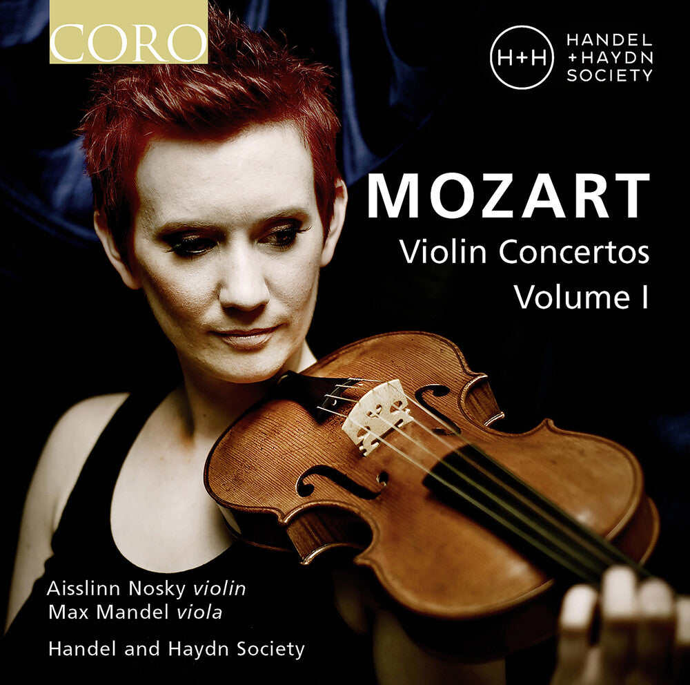 the album cover for Mozart / Handel & Haydn Society / Mandel - Violin Concertos 1